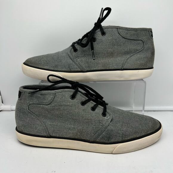 DC Shoes Mens 10 Studio Mid Gray Skate Sneaker - Picture 1 of 10